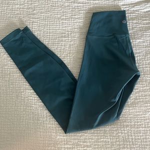 Lululemon Wunder Under Teal